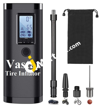 Vastar Handheld Digital Tire Inflator Cordless Portable Air Compressor Pump 100Psi With Lcd Display
